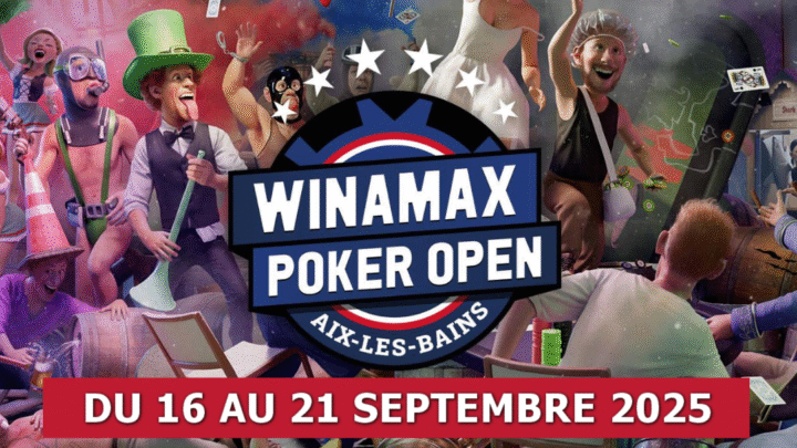 Winamax Poker Open (WPO), à Aix-les-Bains, du 16 au 21 septembre 2025.