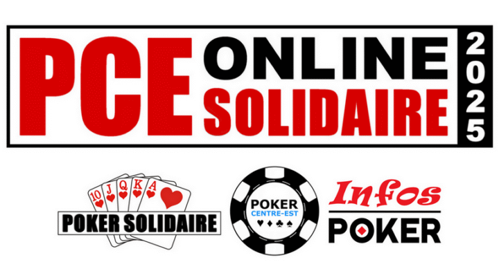 PCE Online Solidaire 2025, par Poker Solidaire et Poker Centre-Est.