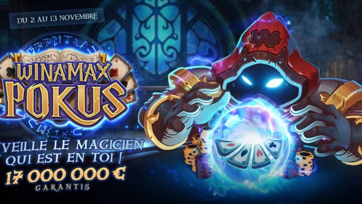 Winamax Pokus, du 2 au 13 novembre 2025.